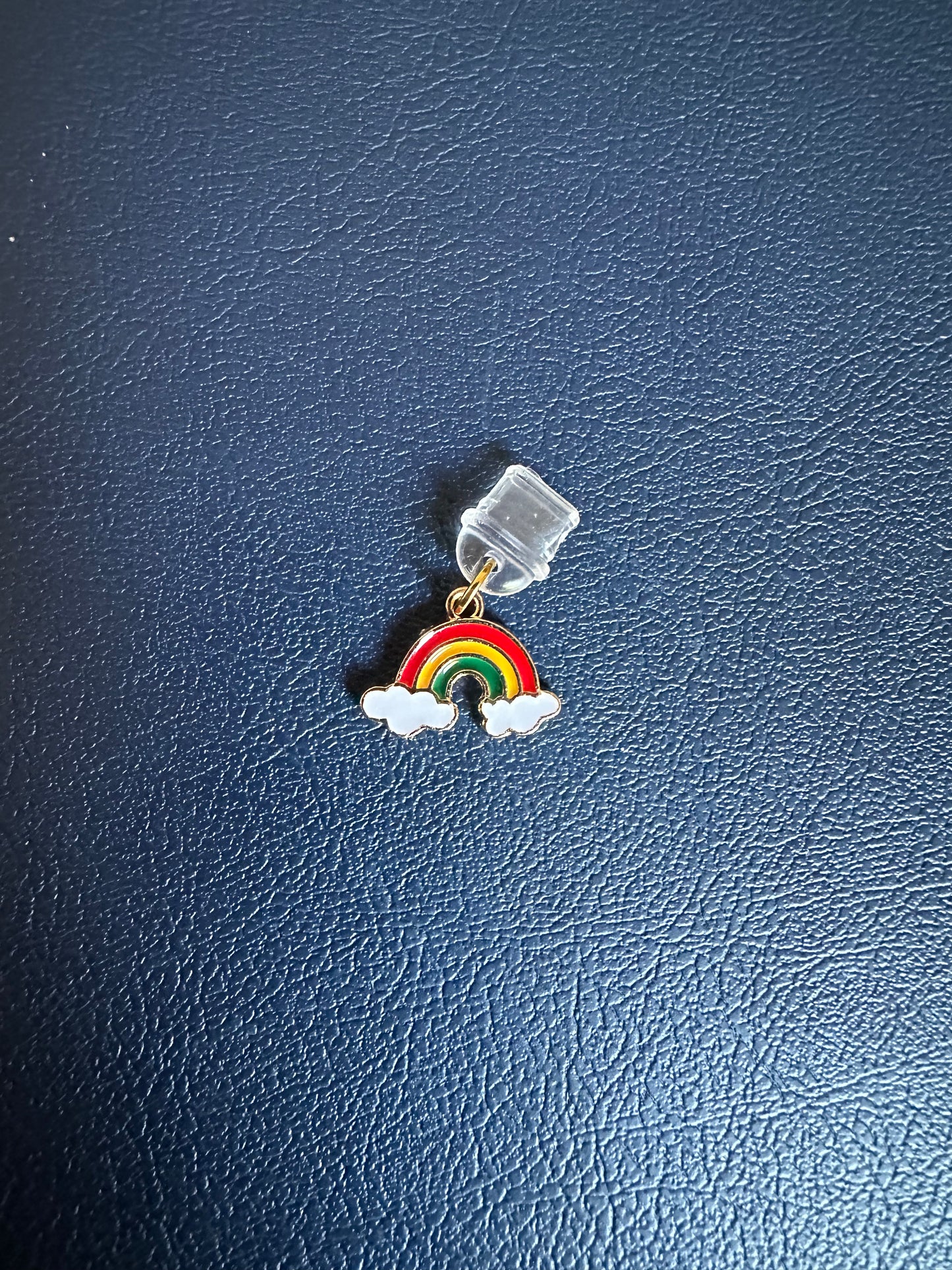 Simple Rainbow Kindle Dust Plug Charm
