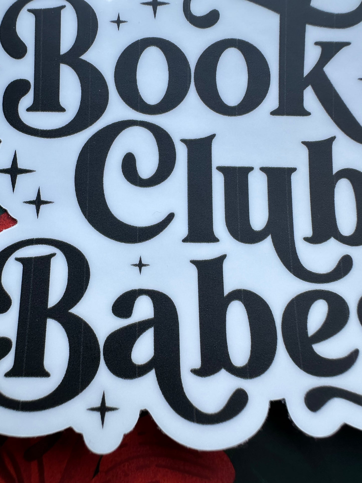 (Imperfection)—Book Club Babes Vinyl Sticker—FINAL SALE ITEM