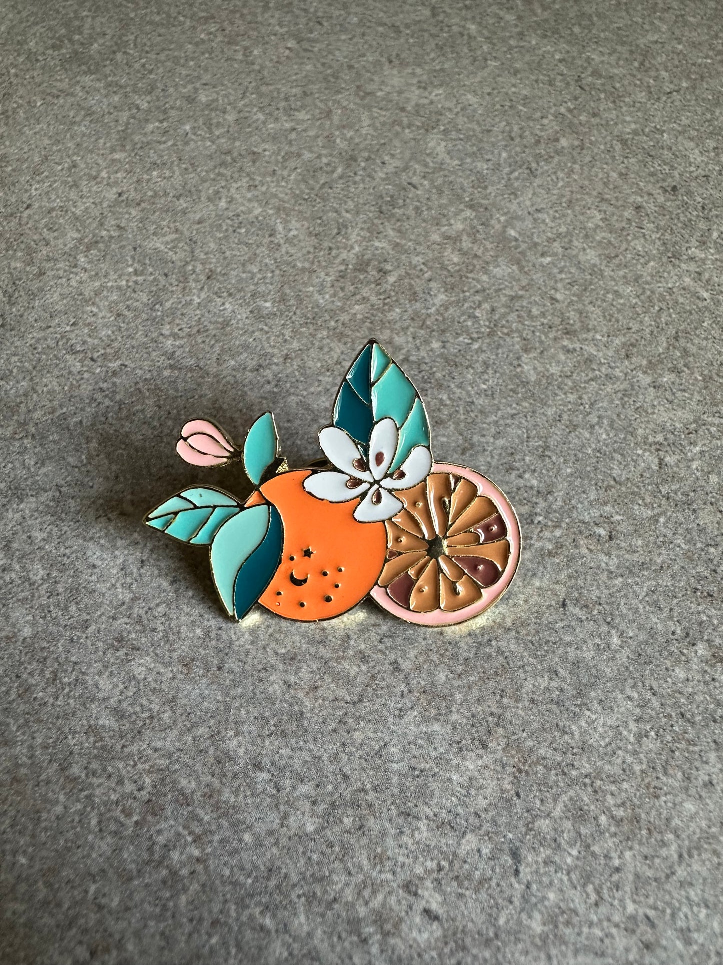 Orange You Glad You Like It Enamel Pin