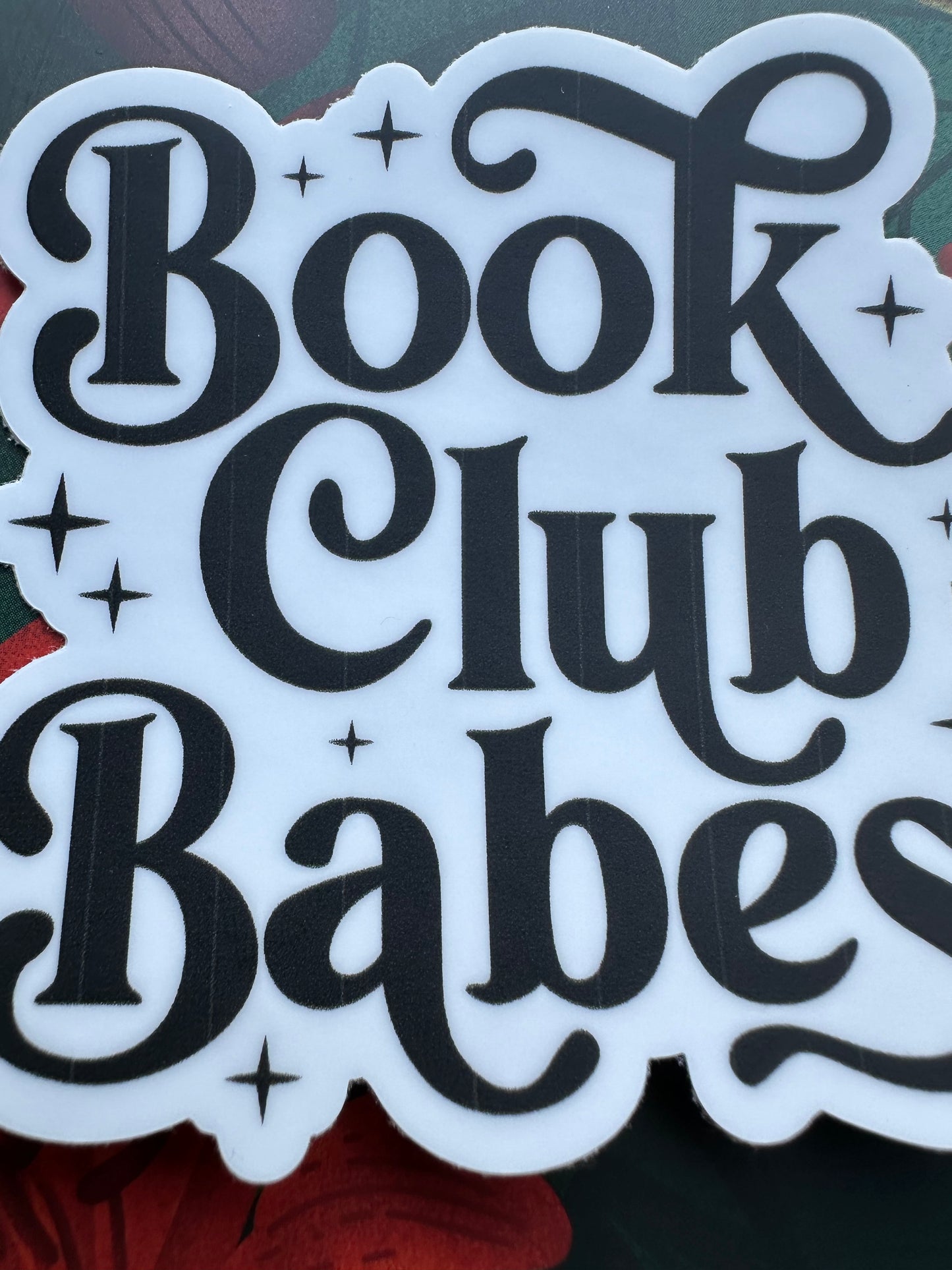 (Imperfection)—Book Club Babes Vinyl Sticker—FINAL SALE ITEM