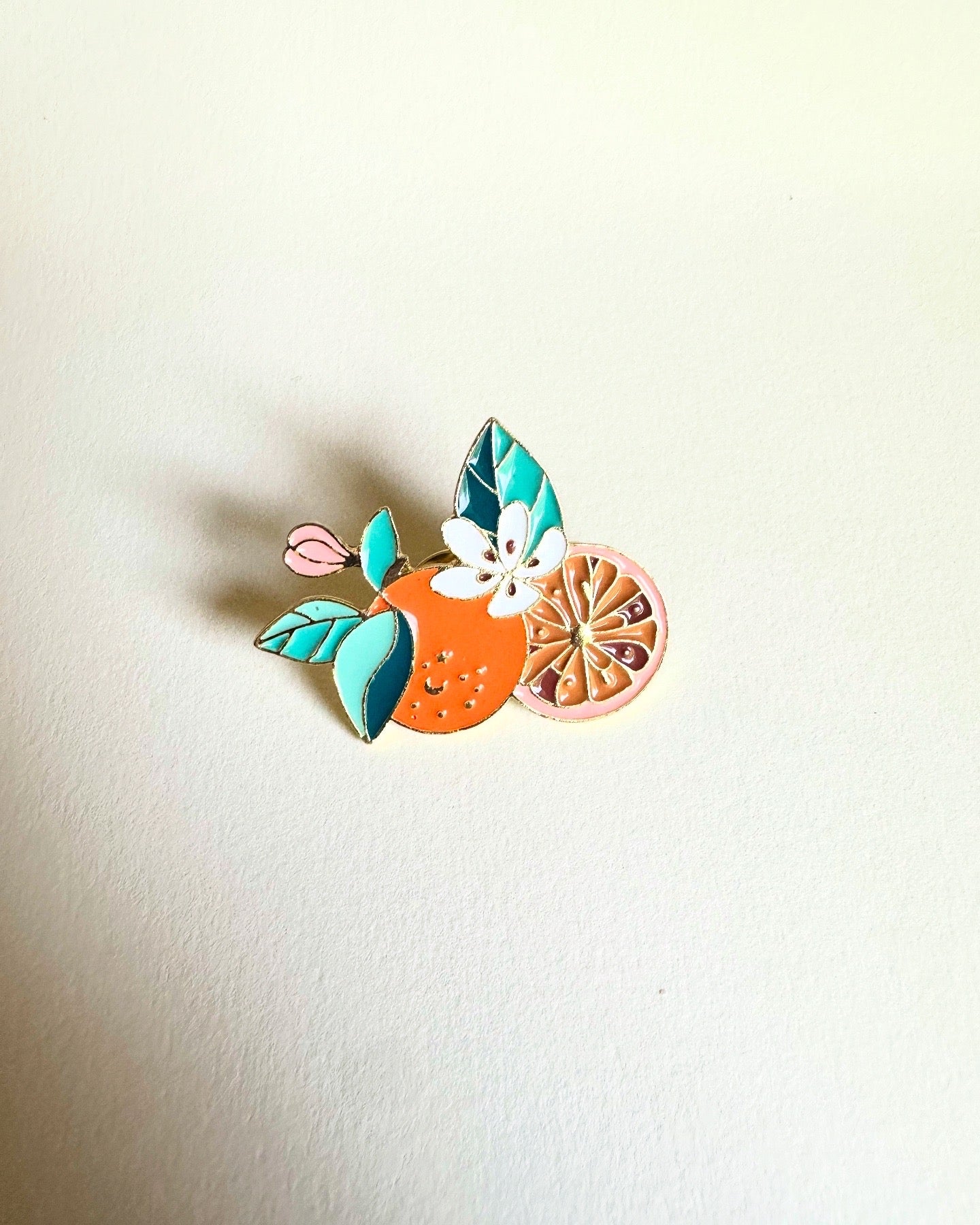 Orange You Glad You Like It Enamel Pin