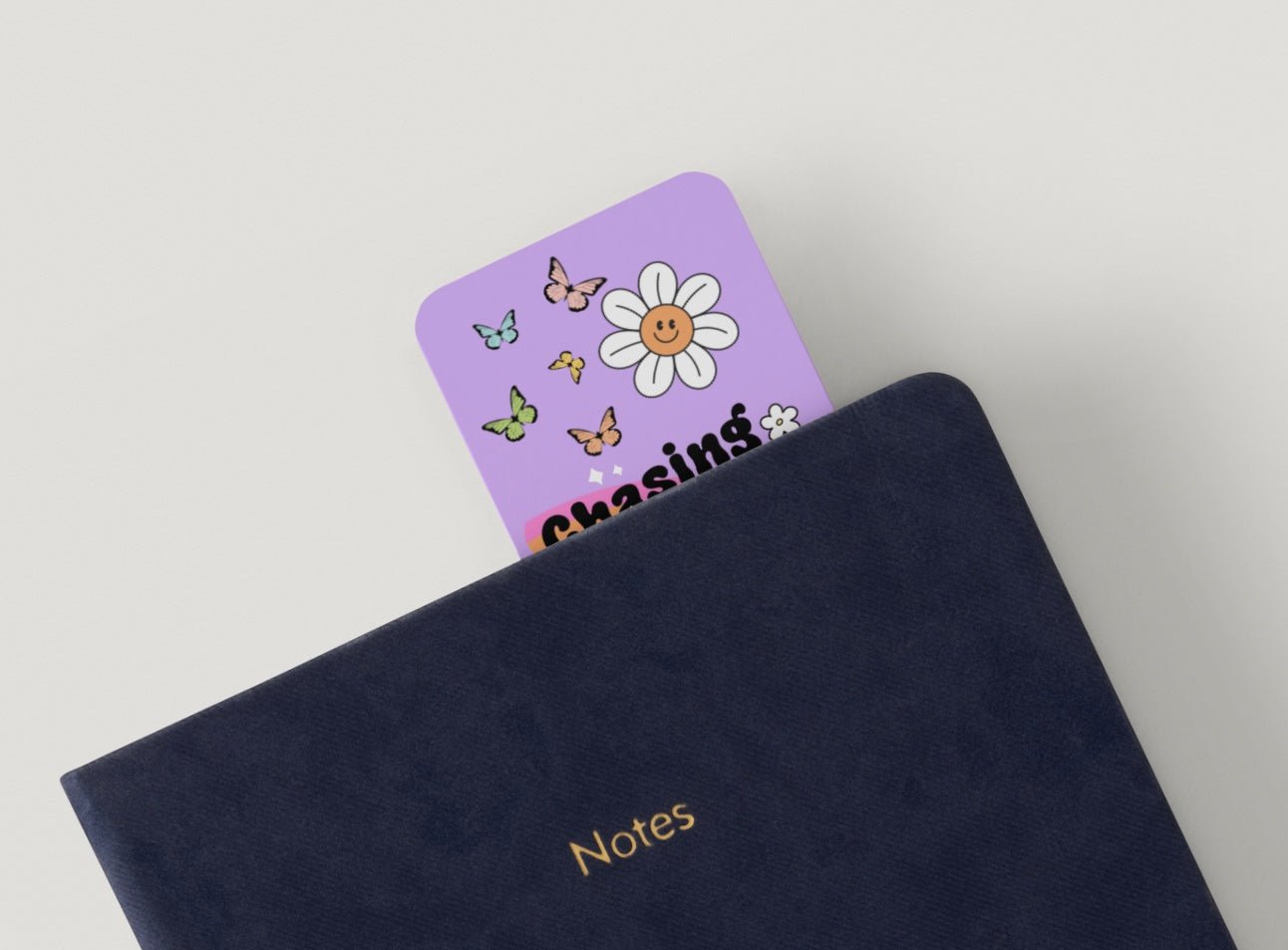 90’s Vibes Glossy Double - Sided Bookmark, 2” x 6” - Merry May