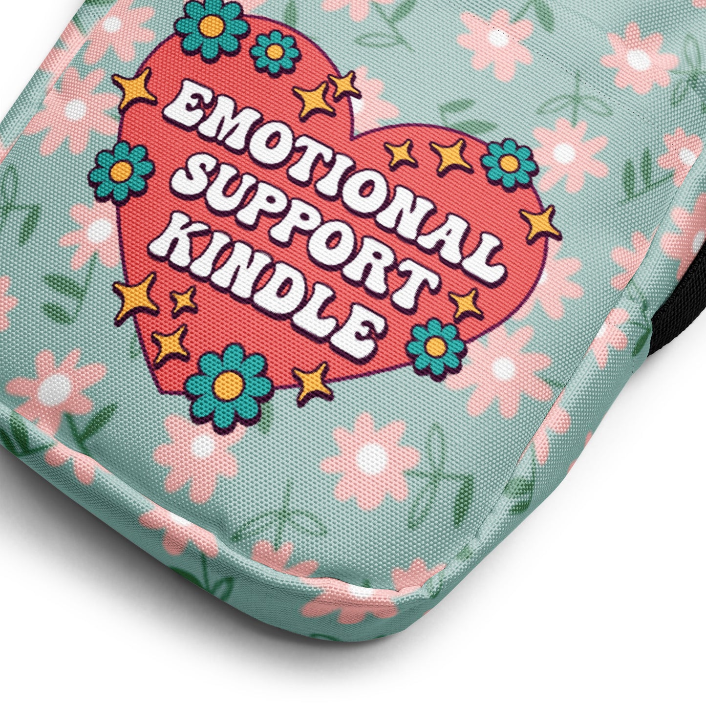 Emotional Support Kindle Crossbody Bag