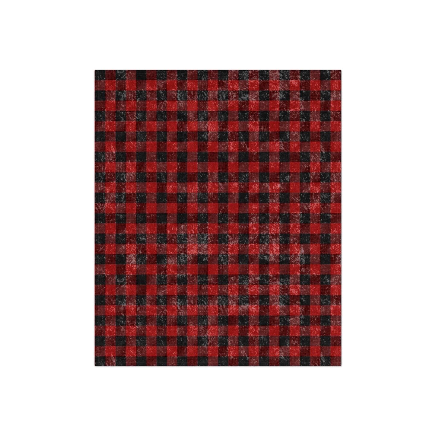 Buffalo Plaid Crushed Velvet Blanket - Merry May