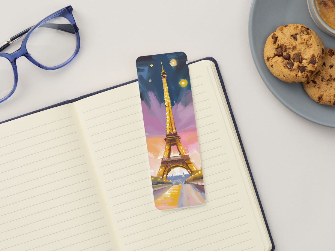 Meet You In Paris Bookmark, 2" x 6"