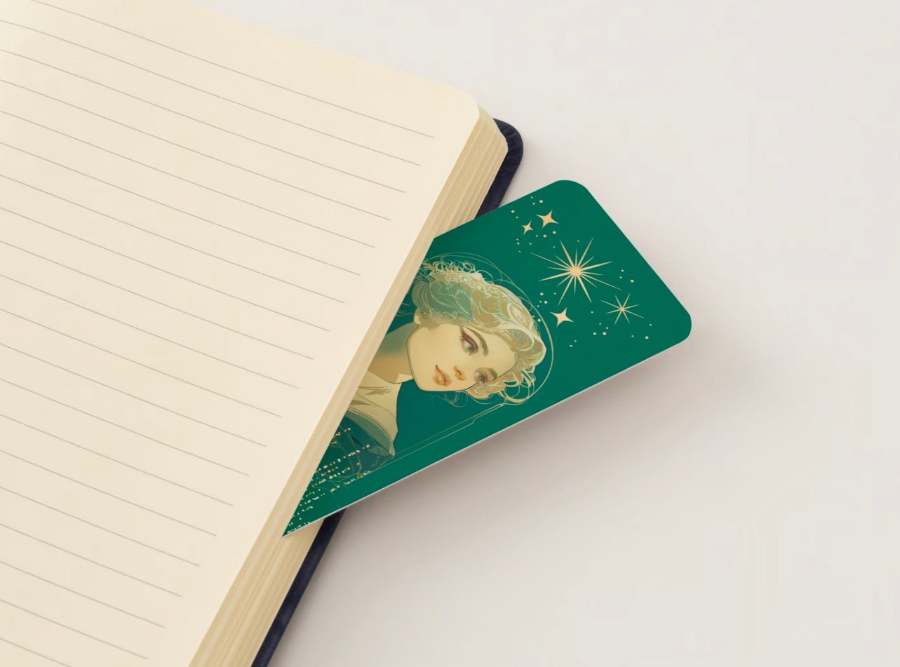 Ethereal Woman Glossy Double - Sided Bookmark, 2” x 6” - Merry May