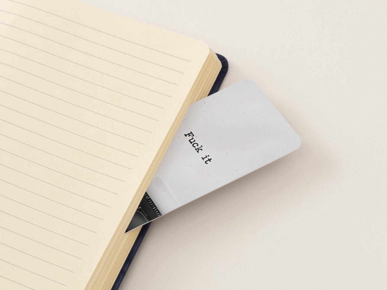 F*ck It Glossy Double - Sided Bookmark, 2” x 6” - Merry May