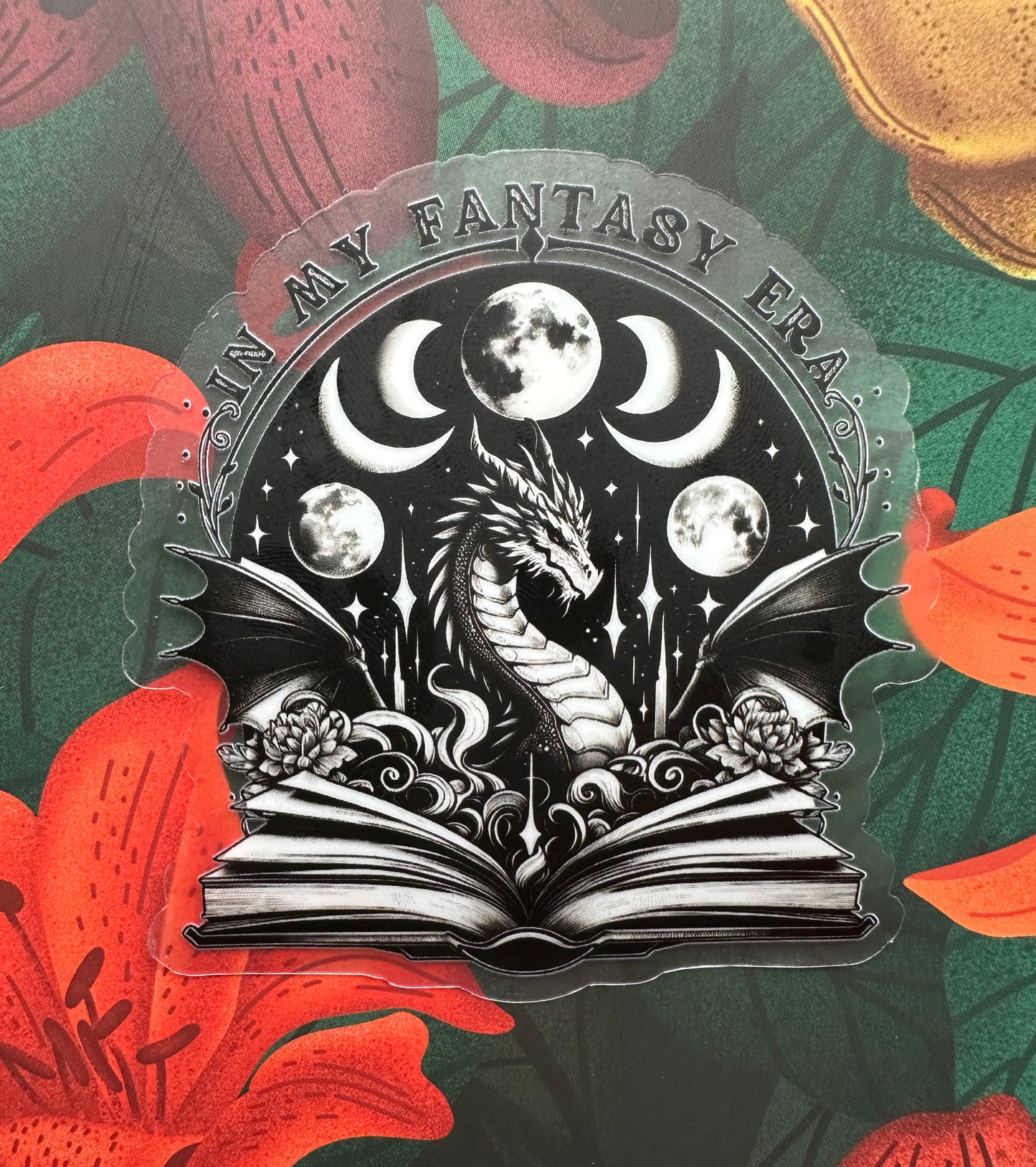 In My Fantasy Era Clear Transparent Vinyl Sticker, 2.8" x 3.0" - Merry May