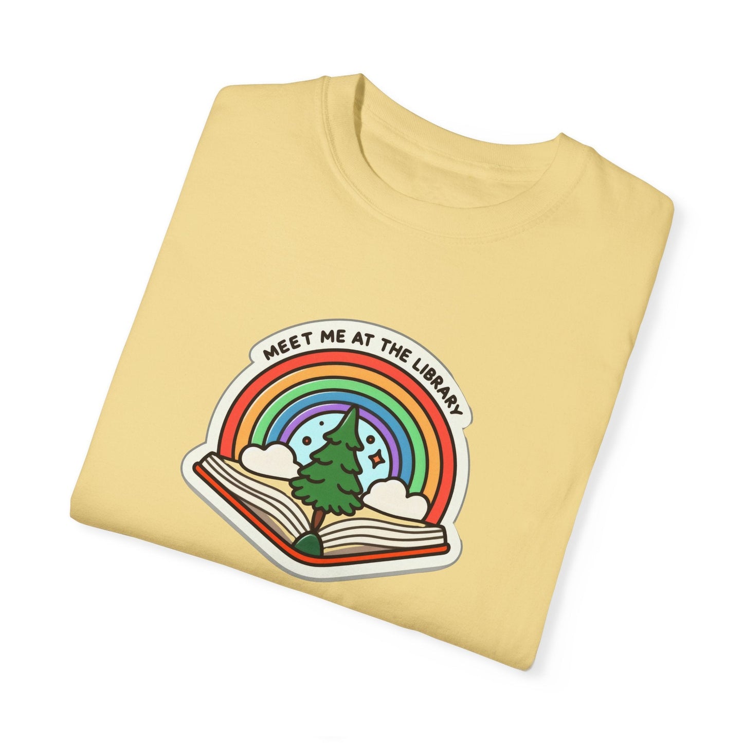 Meet Me At The Library T-shirt - Merry May