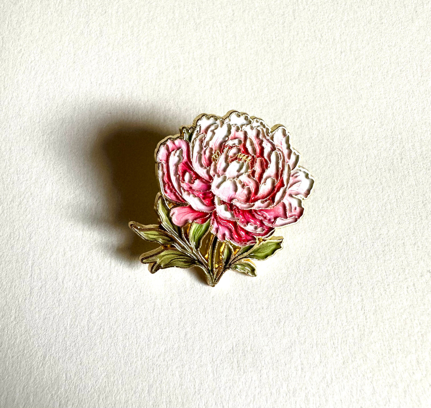 Peony Enamel Pin - Merry May