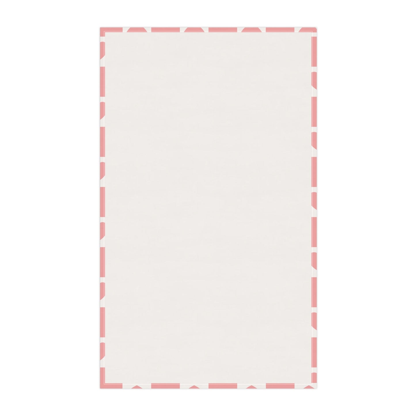 Pink Heart Grid Tea Towel, 18" x 30" - Merry May
