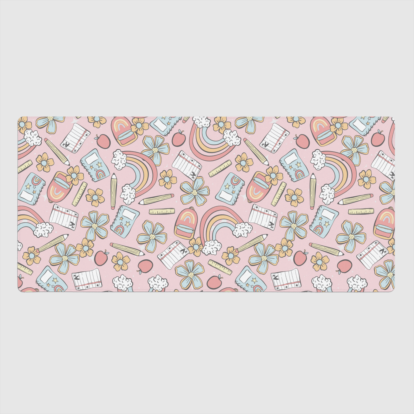 Rainbow Learning Large Desk Mat, 35x16" - Merry May