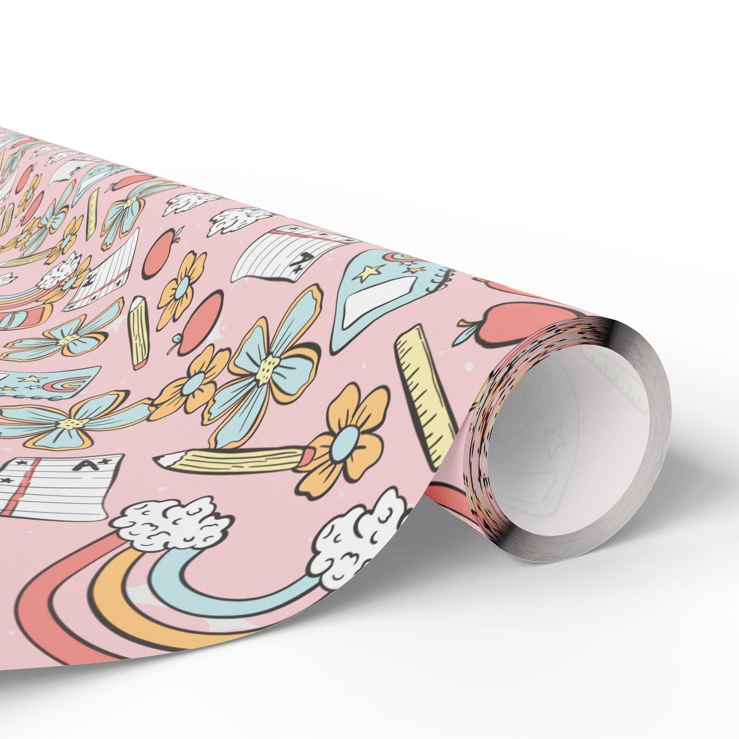 Rainbow Learning Wrapping Paper Roll - Merry May