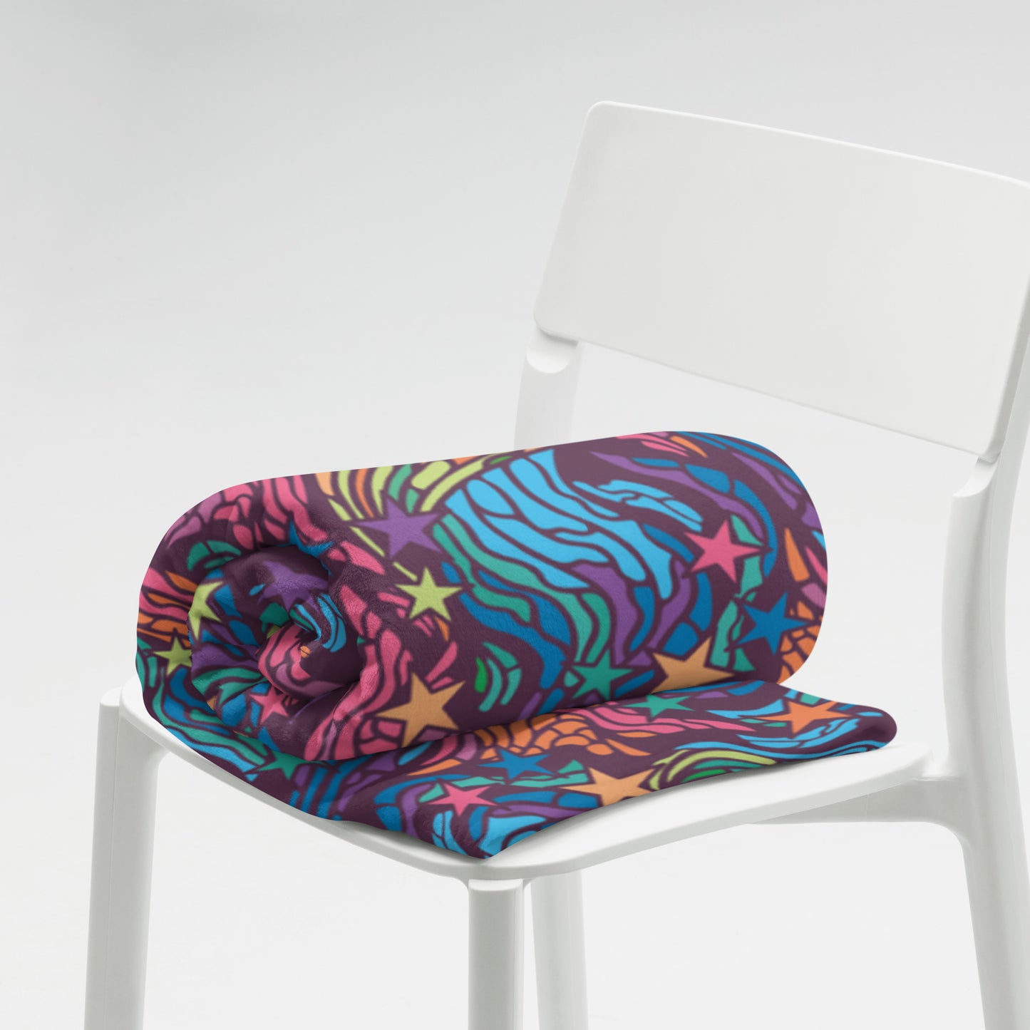 Rainbow Starry Night Blanket