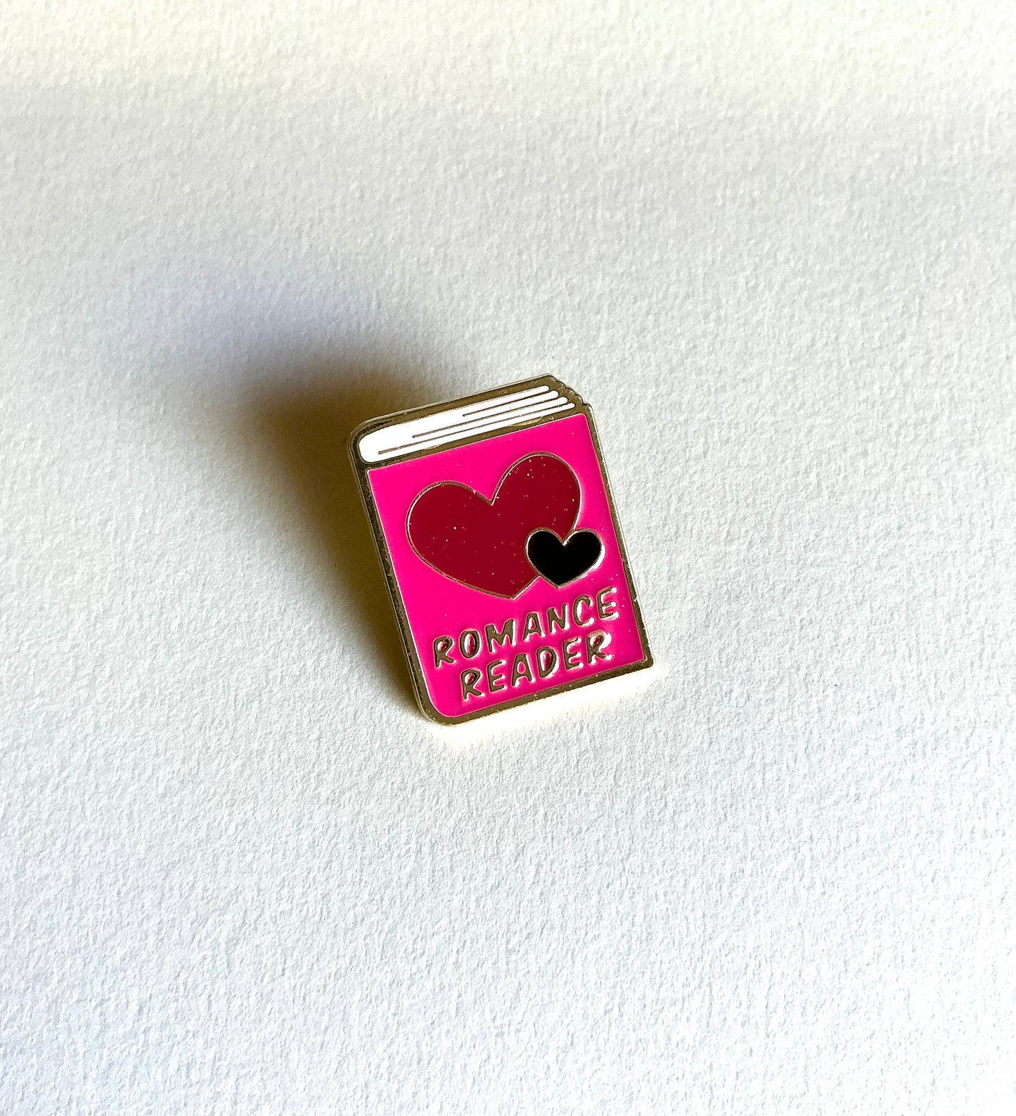 Romance Reader Enamel Pin
