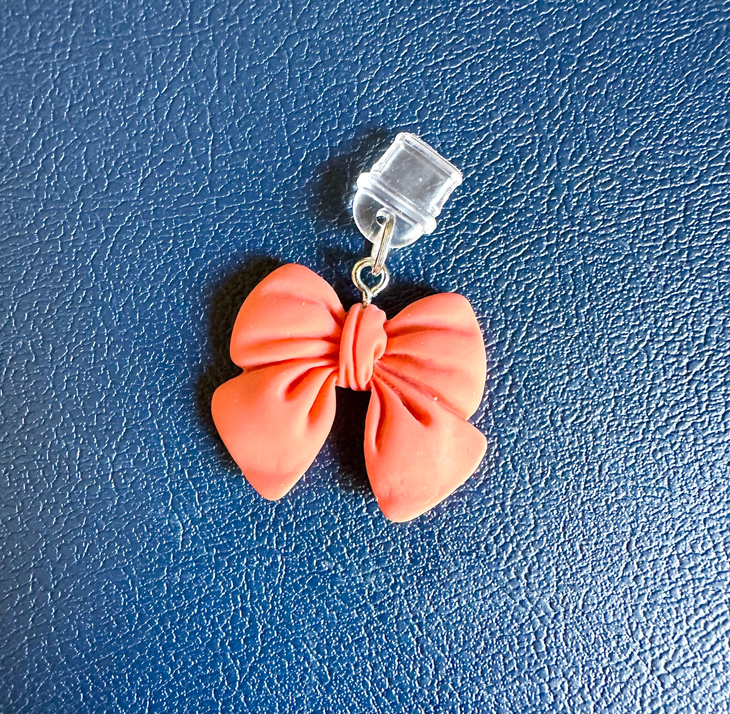 Large Coquette Bow Device Charm