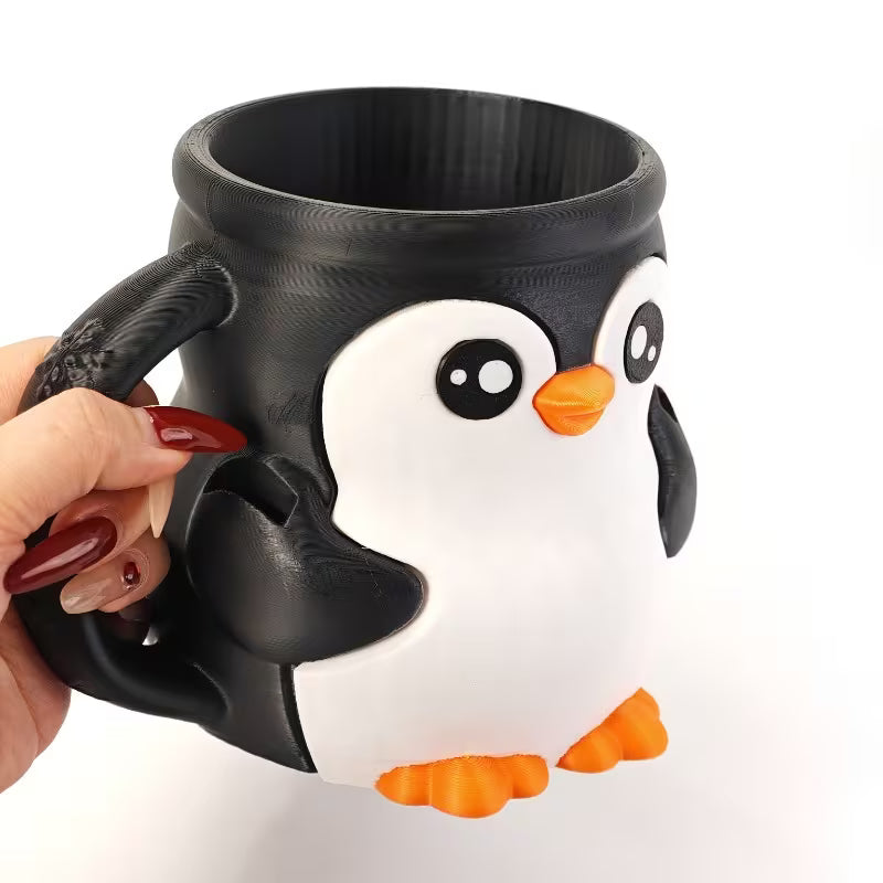 Frosty Penguin Ice Cream Holder