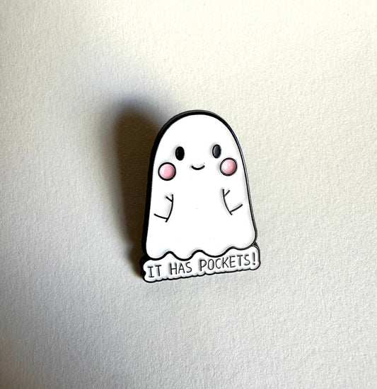 It Has Pockets Enamel Pin