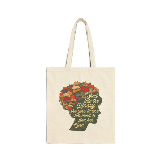 Into The Library Tote Bag