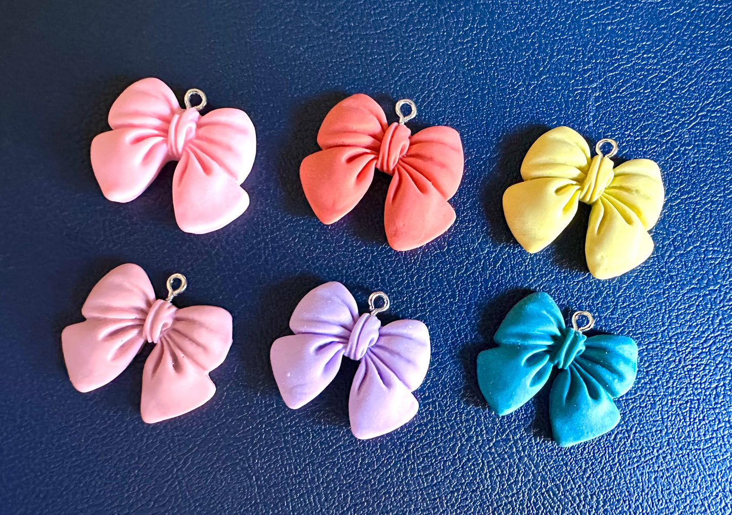 Large Coquette Bow Device Charm