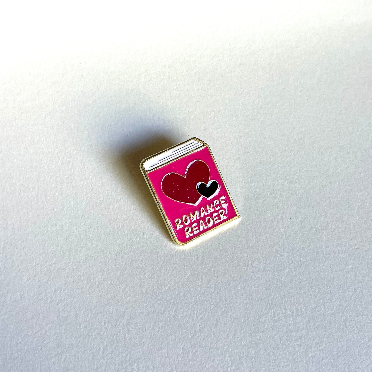 Romance Reader Enamel Pin