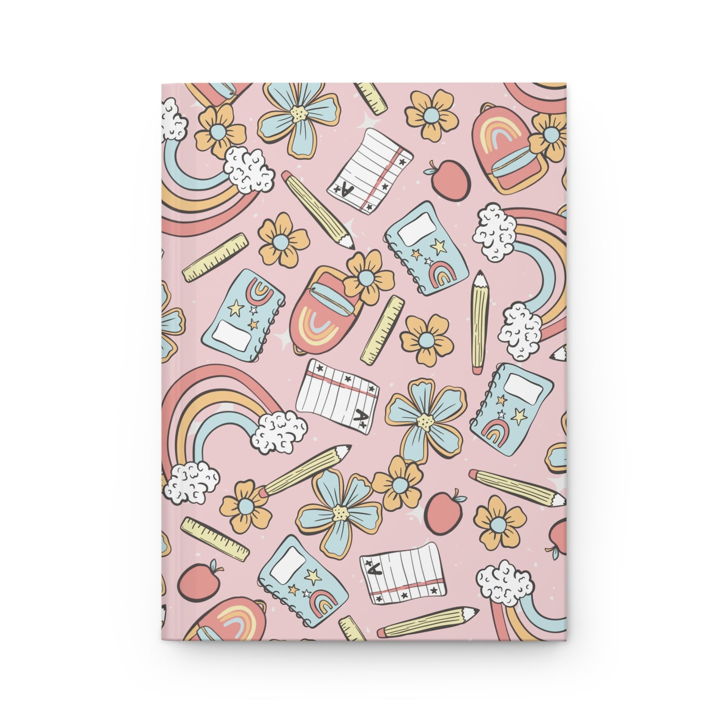 Rainbow Learning Matte Hardcover Journal, 5.75" x 8"