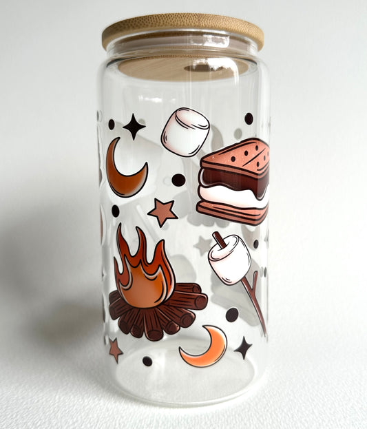 More S'mores 16oz. Glass Cup