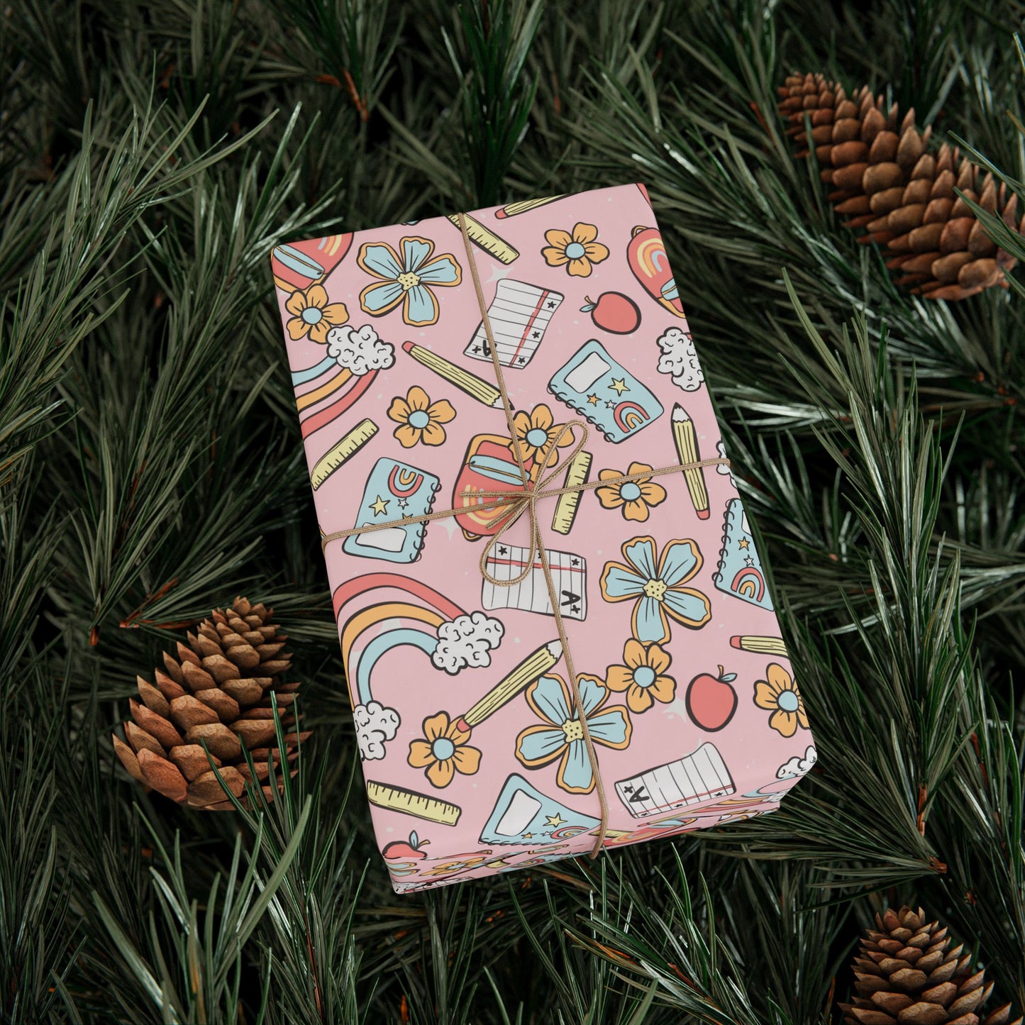 Rainbow Learning Wrapping Paper Roll