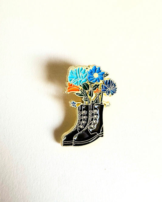 Grow Your Own Way Enamel Pin