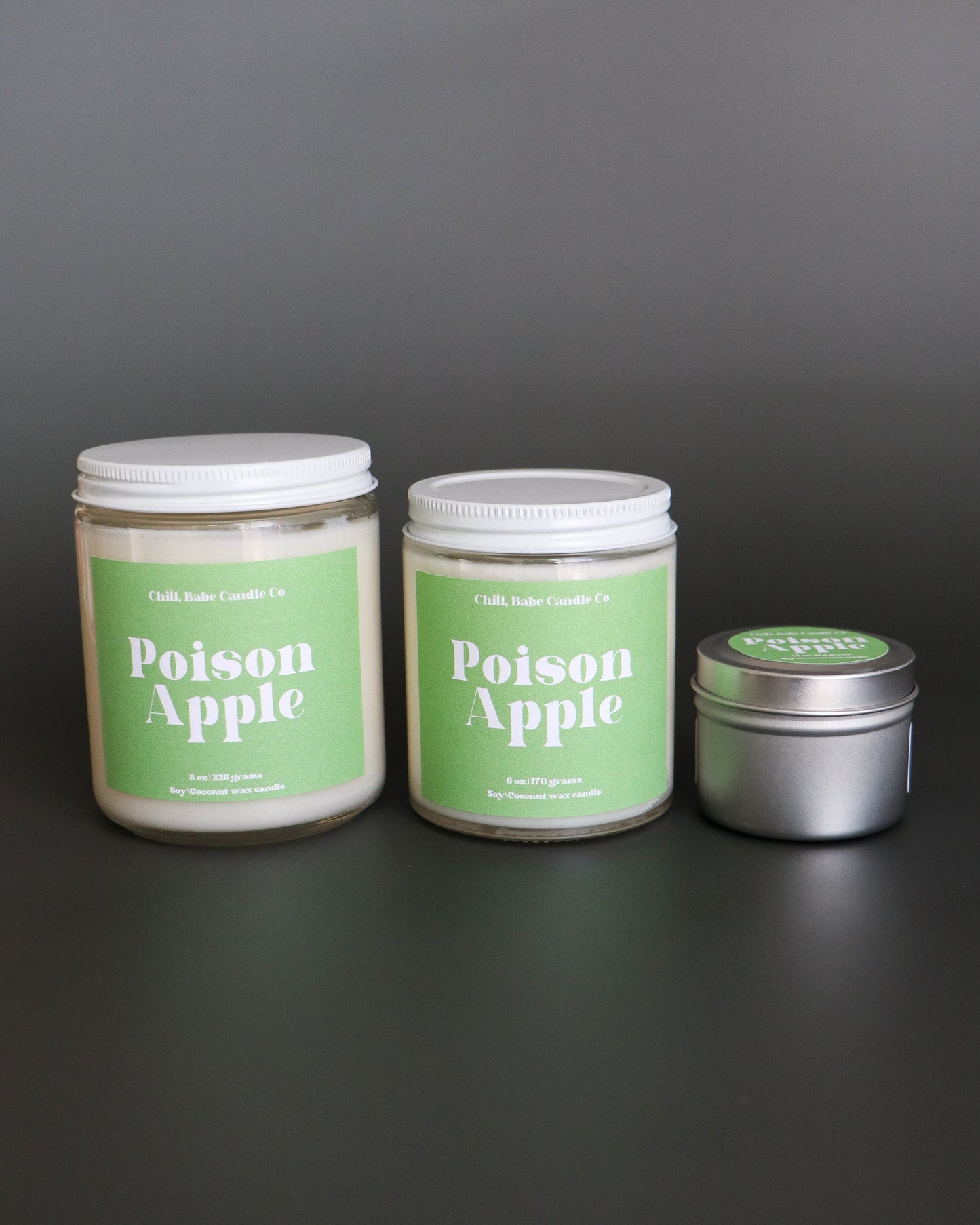 Poison Apple Candle Frosted Candle