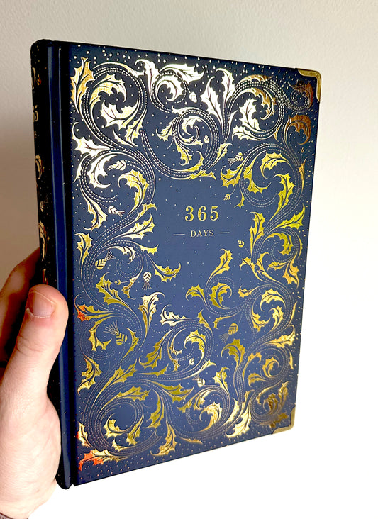 365 Days Gold Leaf Journal