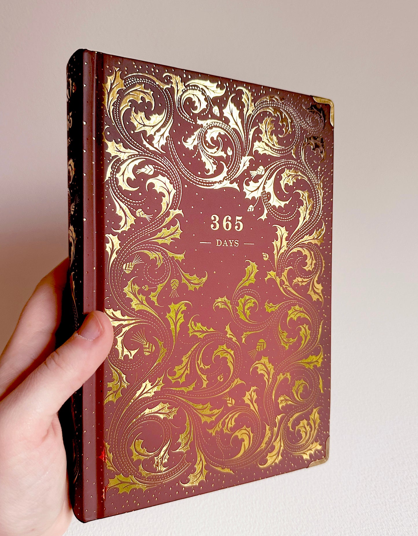 365 Days Gold Leaf Journal