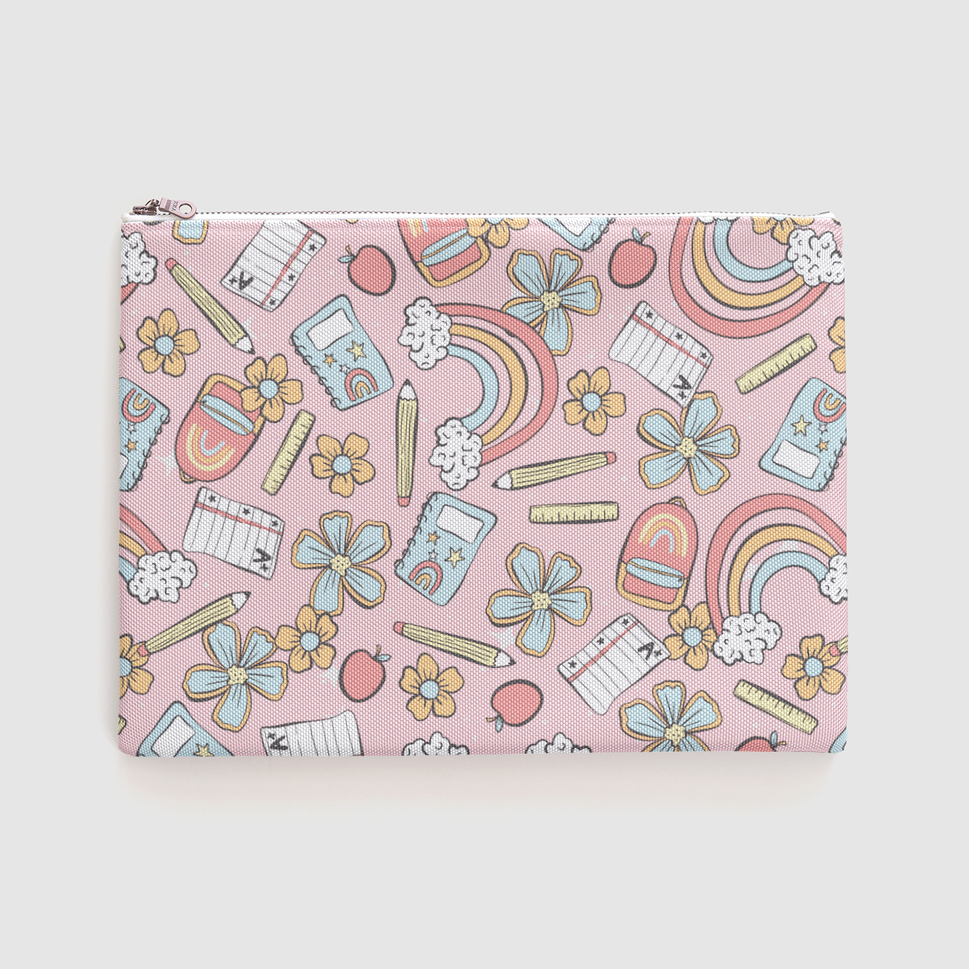 Rainbow Learning Zipper Pouch