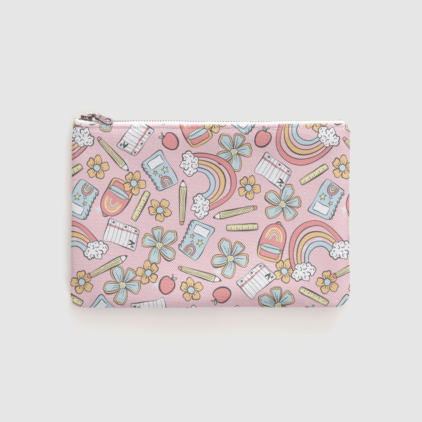 Rainbow Learning Zipper Pouch