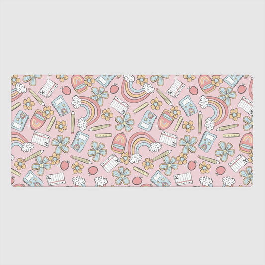 Rainbow Learning Large Desk Mat, 35x16"