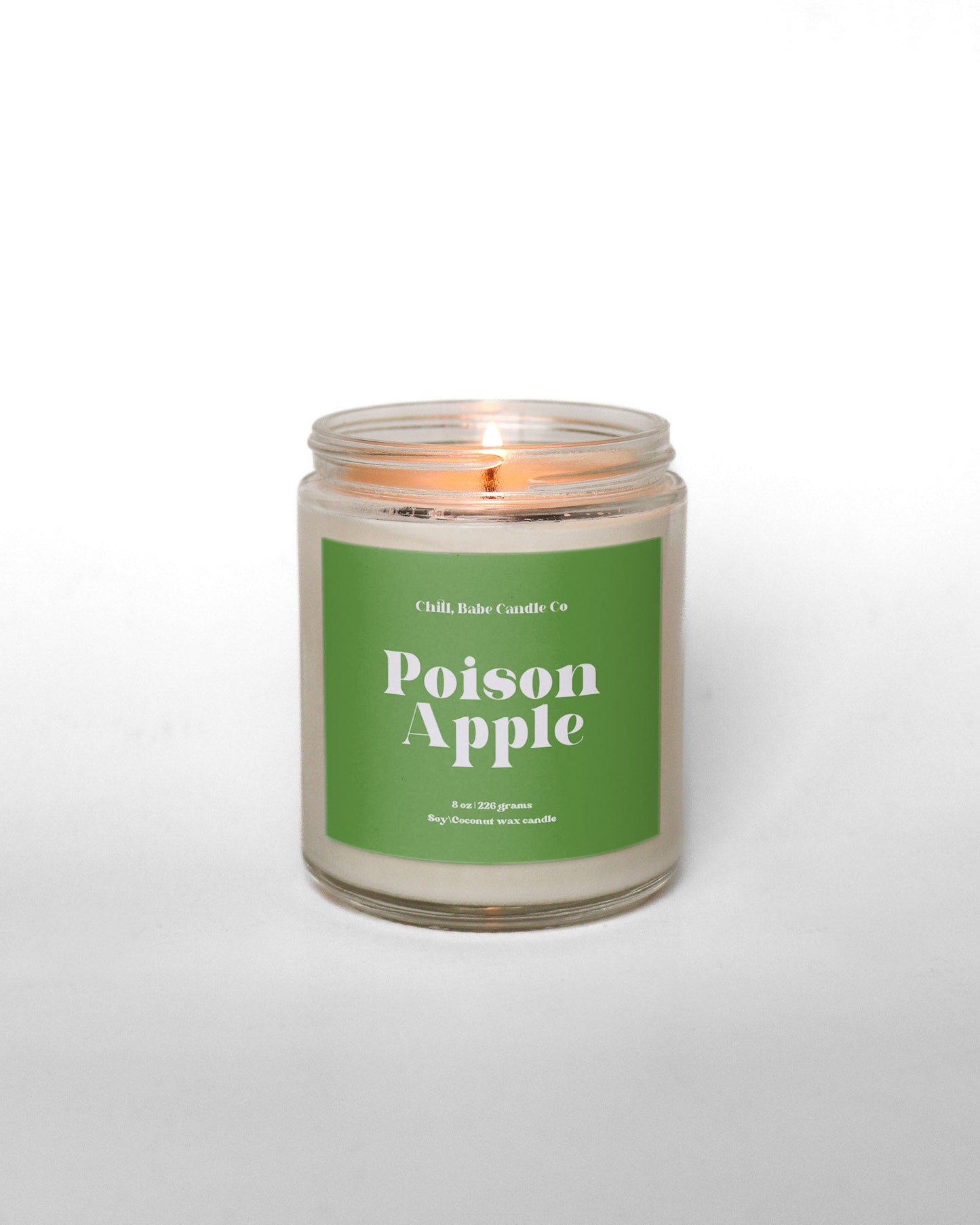 Poison Apple Candle Frosted Candle