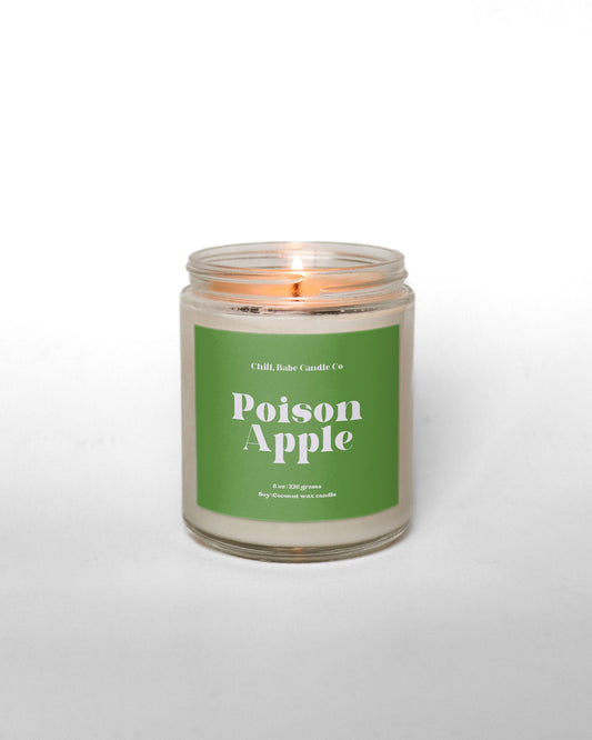 Poison Apple Candle Frosted Candle