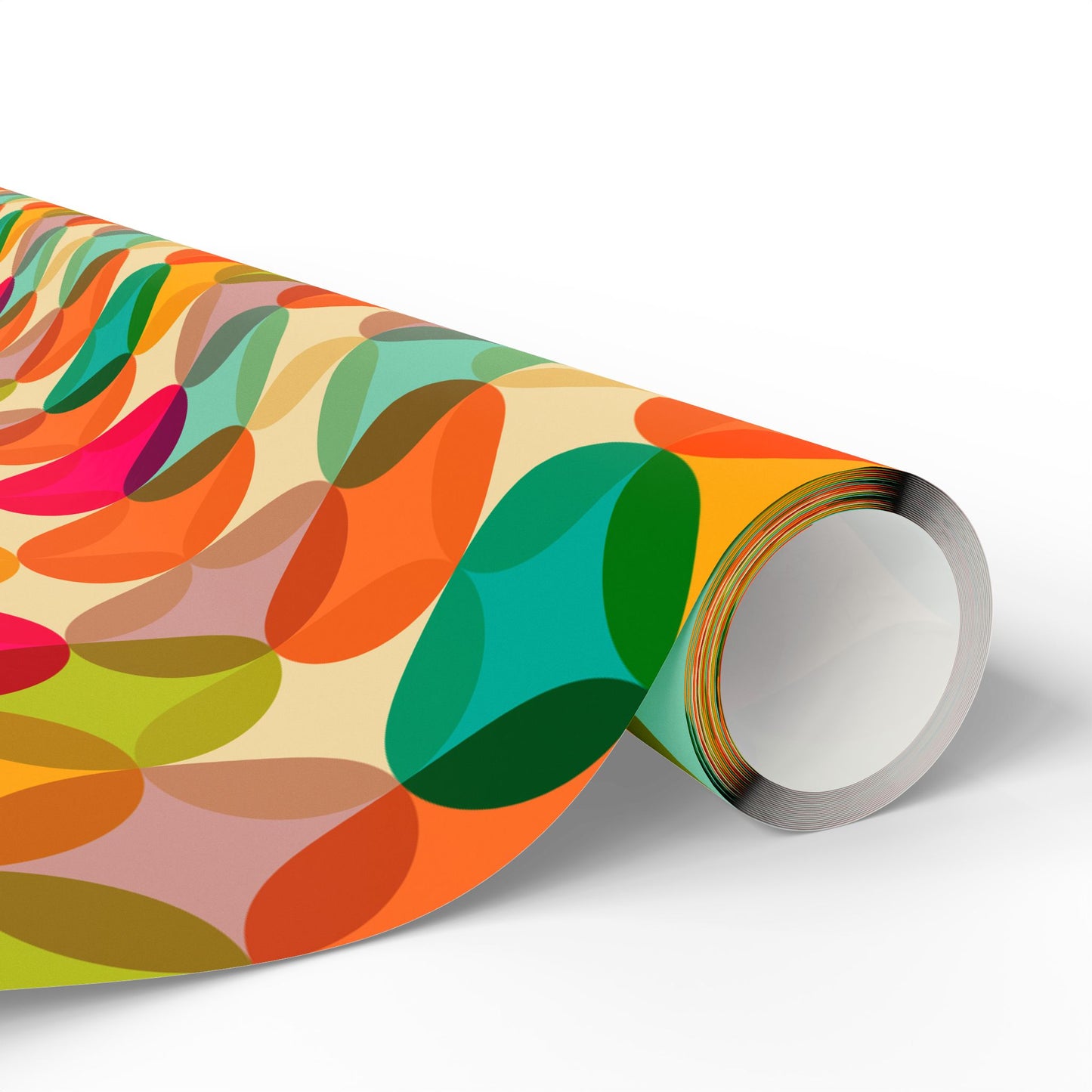 Retro Diamond Dots Wrapping Paper Roll