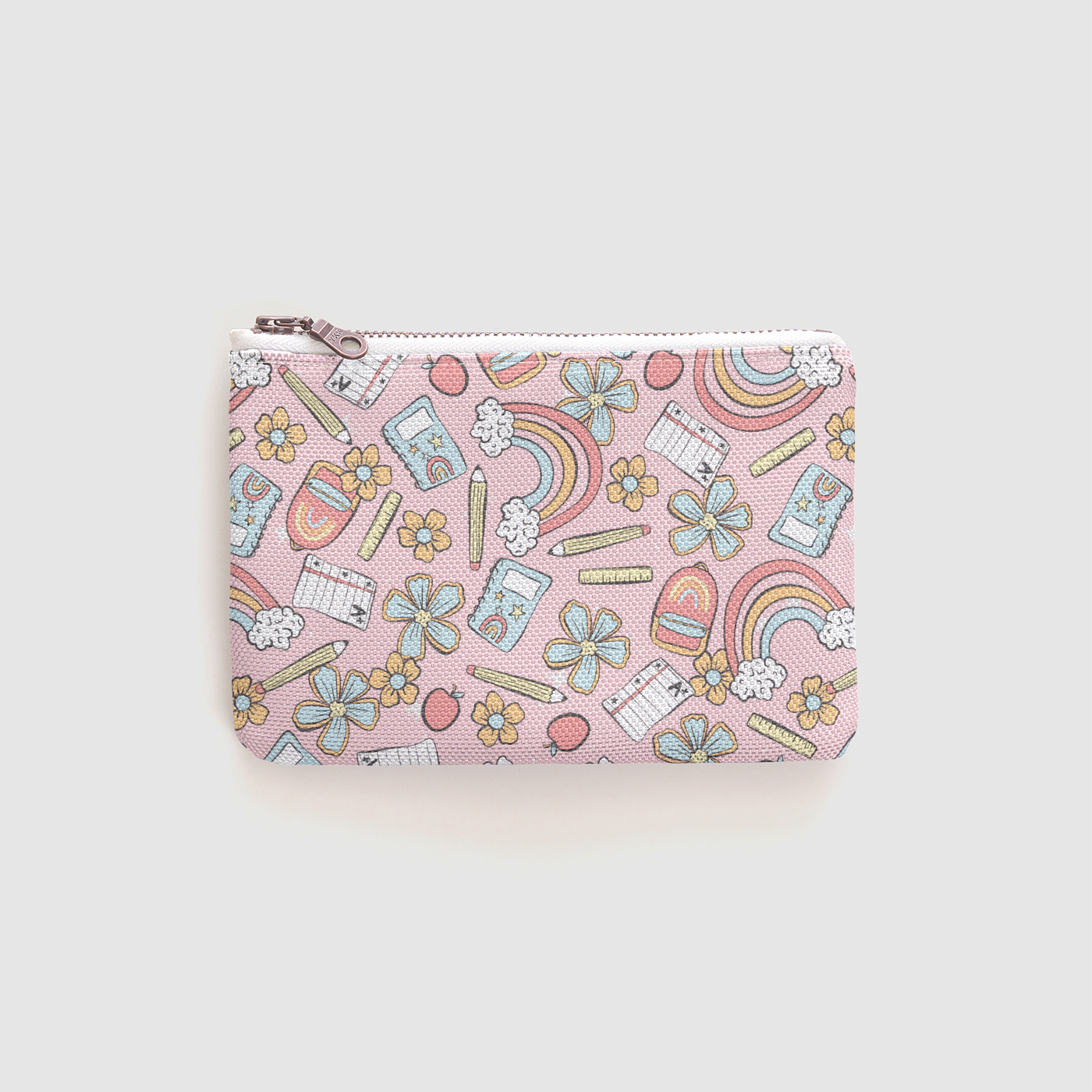 Rainbow Learning Zipper Pouch