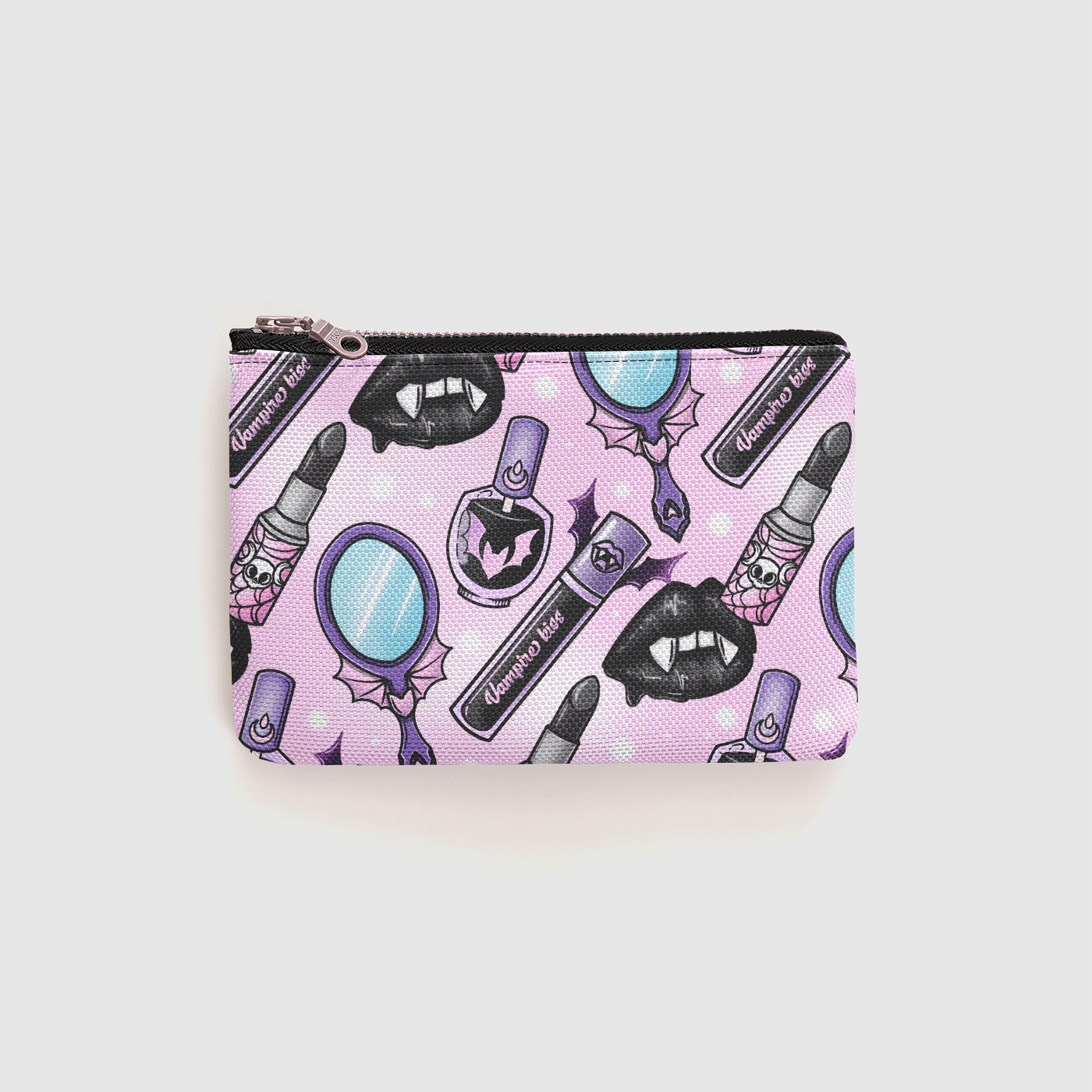 Pink Vamp Glam Zipper Pouch