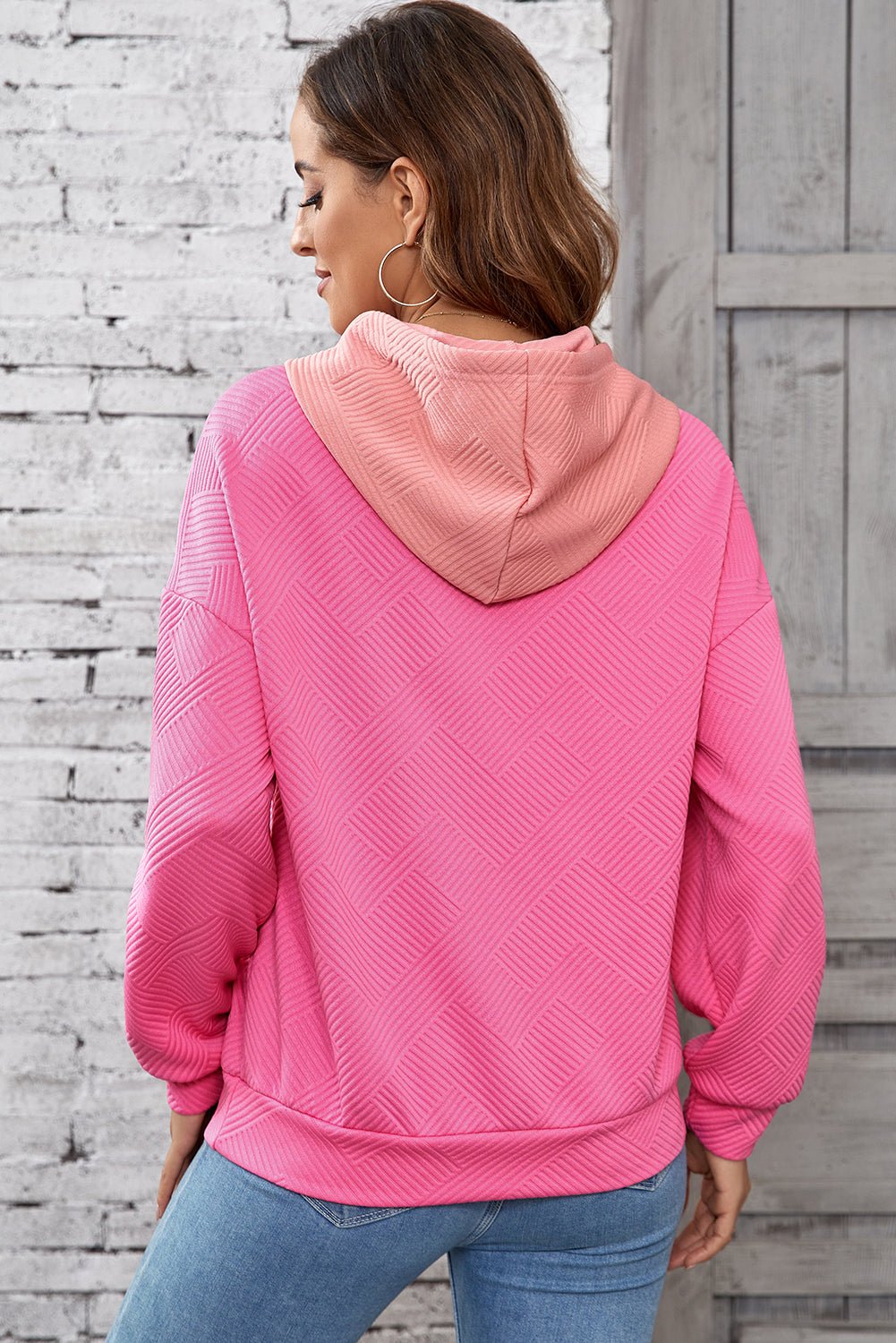 Aila Kangaroo Drop Shoulder Hoodie - Merry May