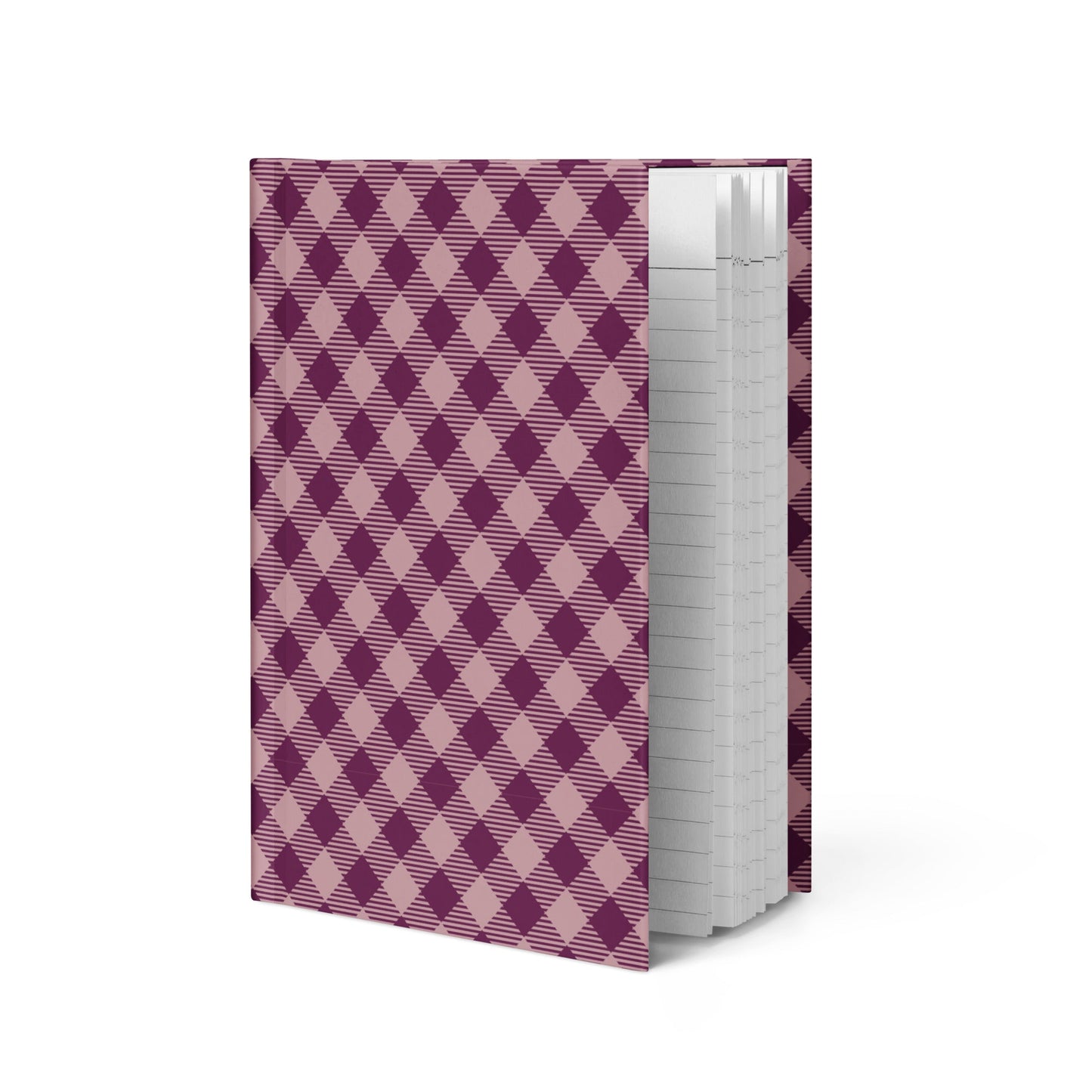 Autumn Plaid Matte Hardcover Journal, 5.75" x 8" - Merry May
