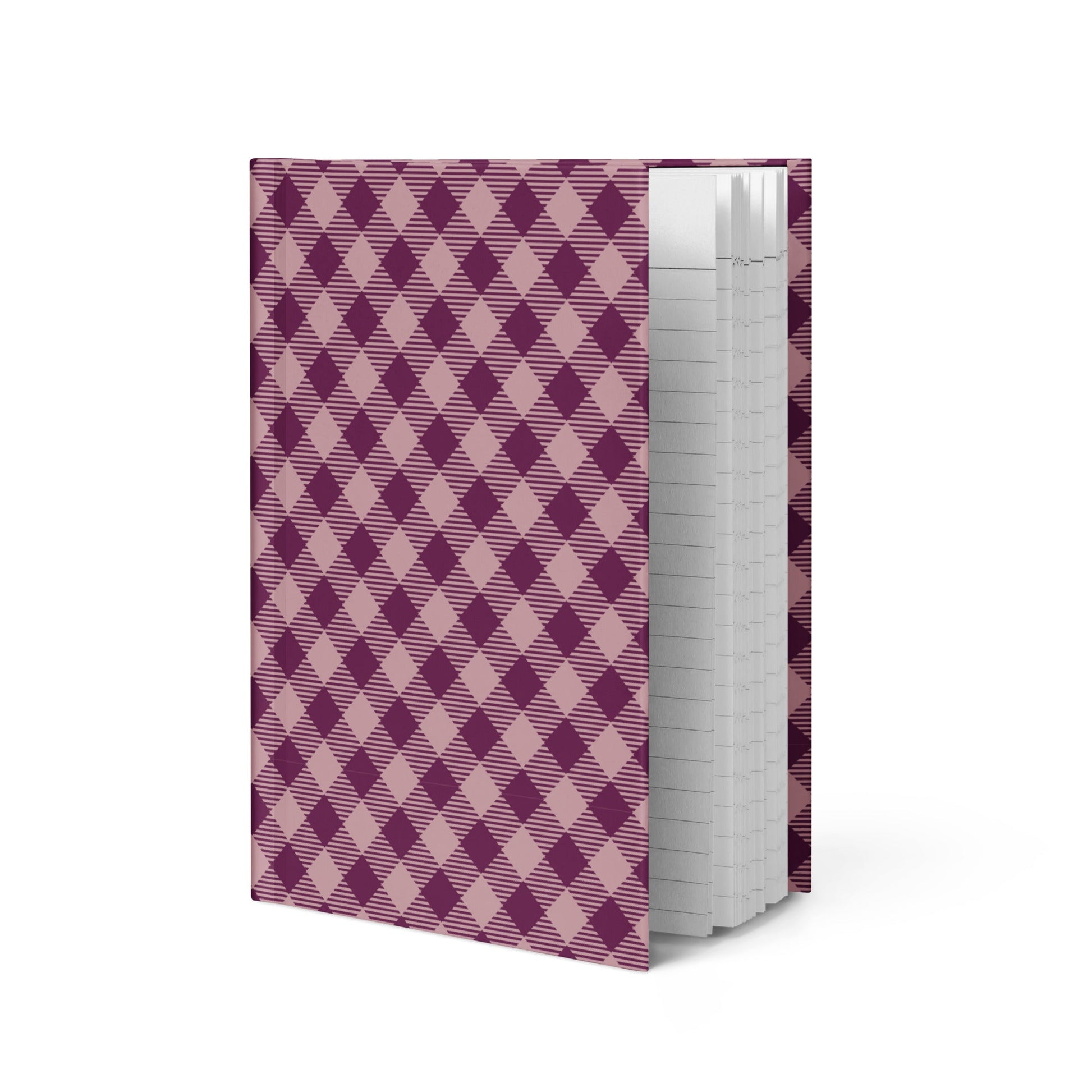 Autumn Plaid Matte Hardcover Journal, 5.75" x 8" - Merry May