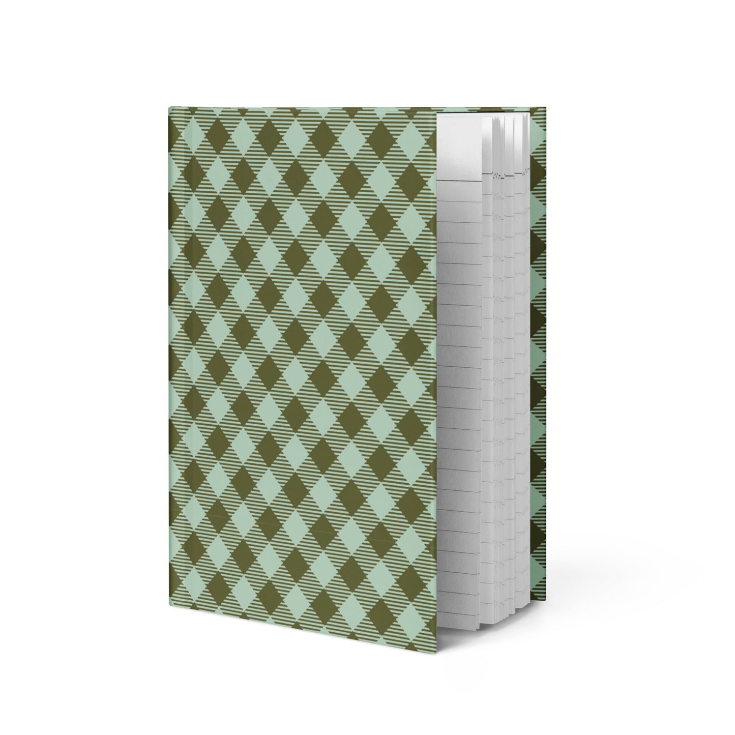 Autumn Plaid Matte Hardcover Journal, 5.75" x 8" - Merry May