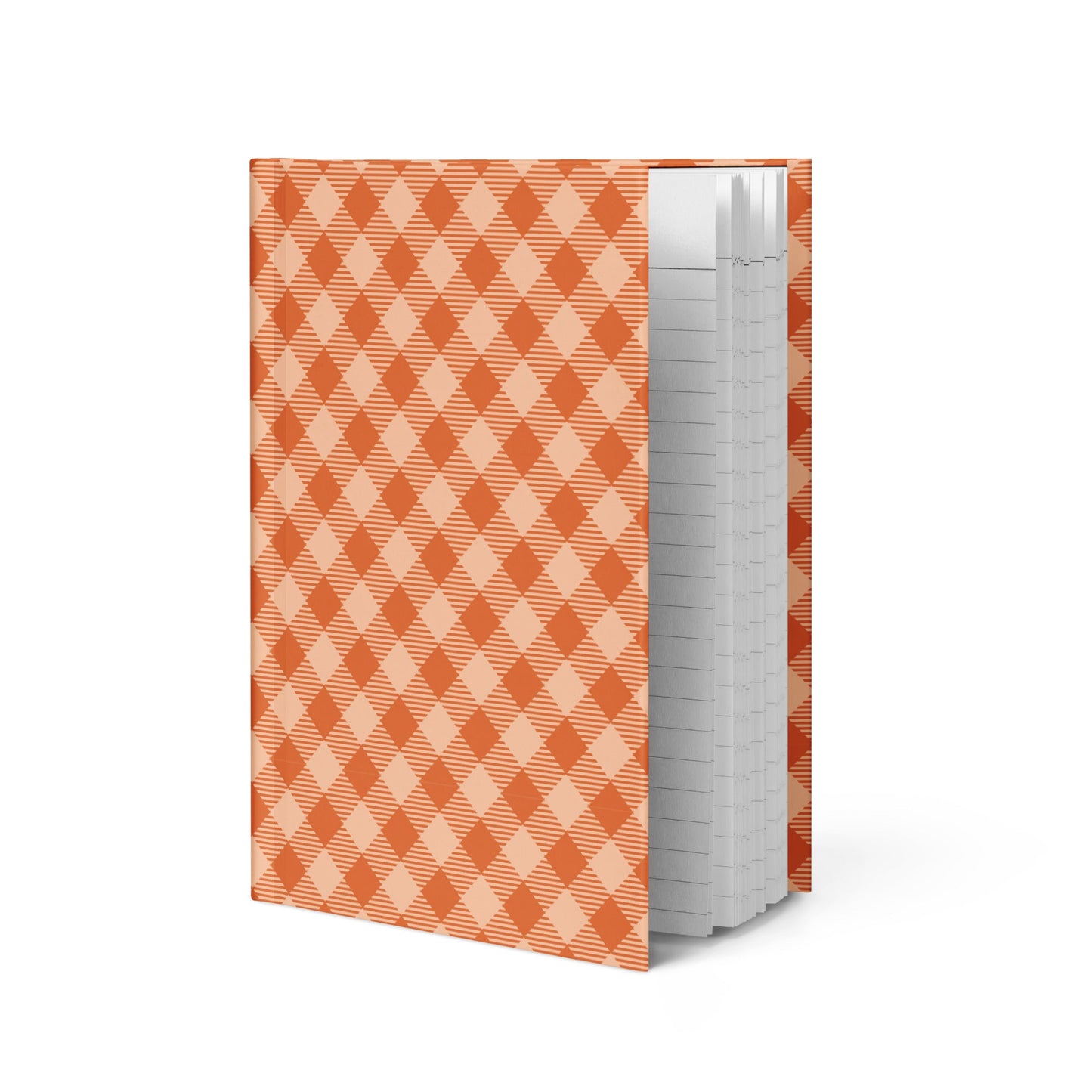 Autumn Plaid Matte Hardcover Journal, 5.75" x 8" - Merry May