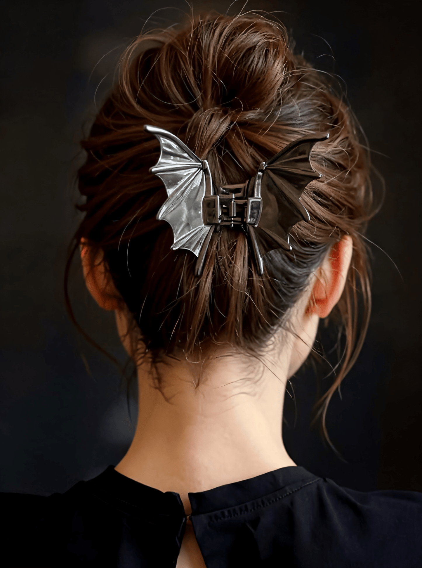 Bat Wing Metal Hair Claw - Merry May