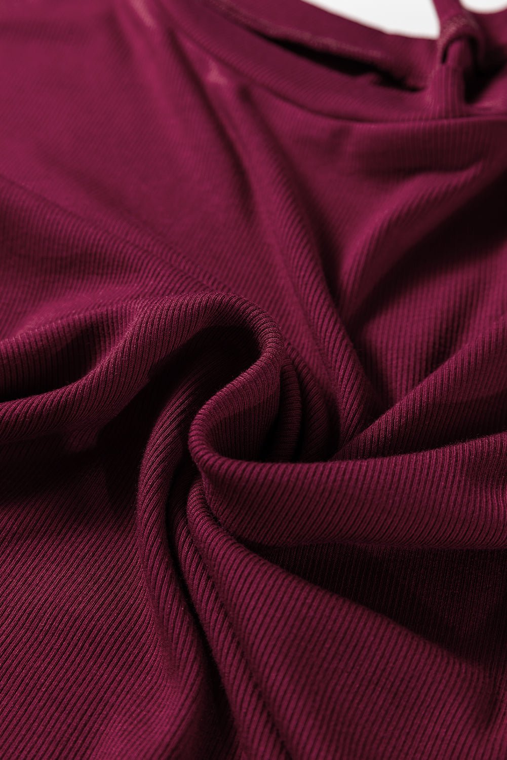 Bellamy Ribbed Body Patchwork Long Sleeve Top - Merry May