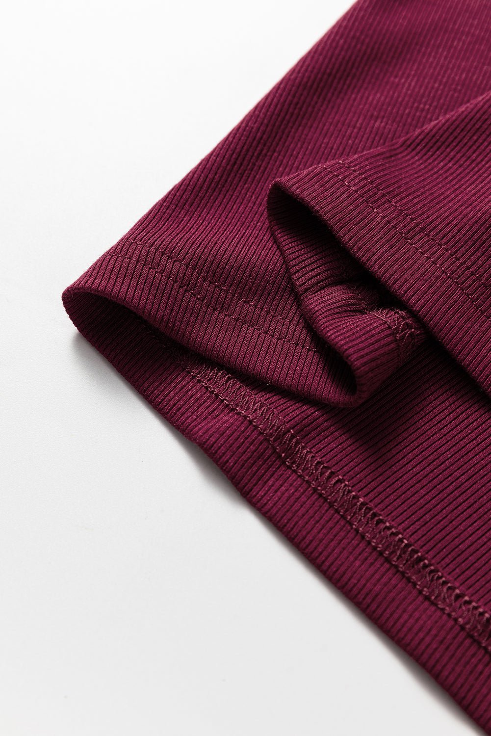 Bellamy Ribbed Body Patchwork Long Sleeve Top - Merry May