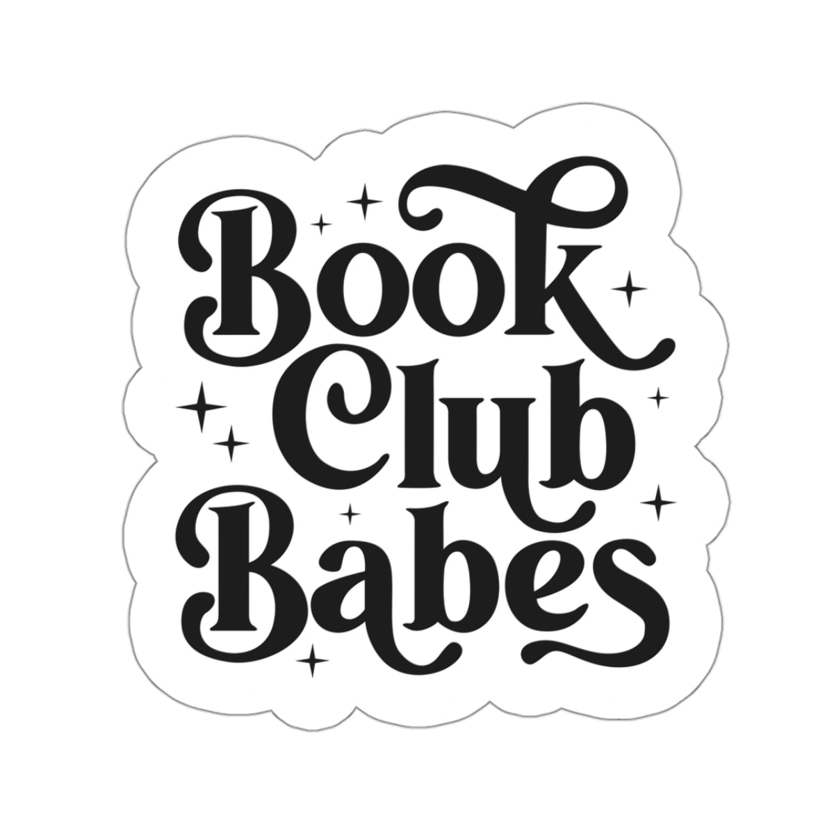 Book Club Babes Vinyl Sticker, 2.9" x 3.0" - Merry May