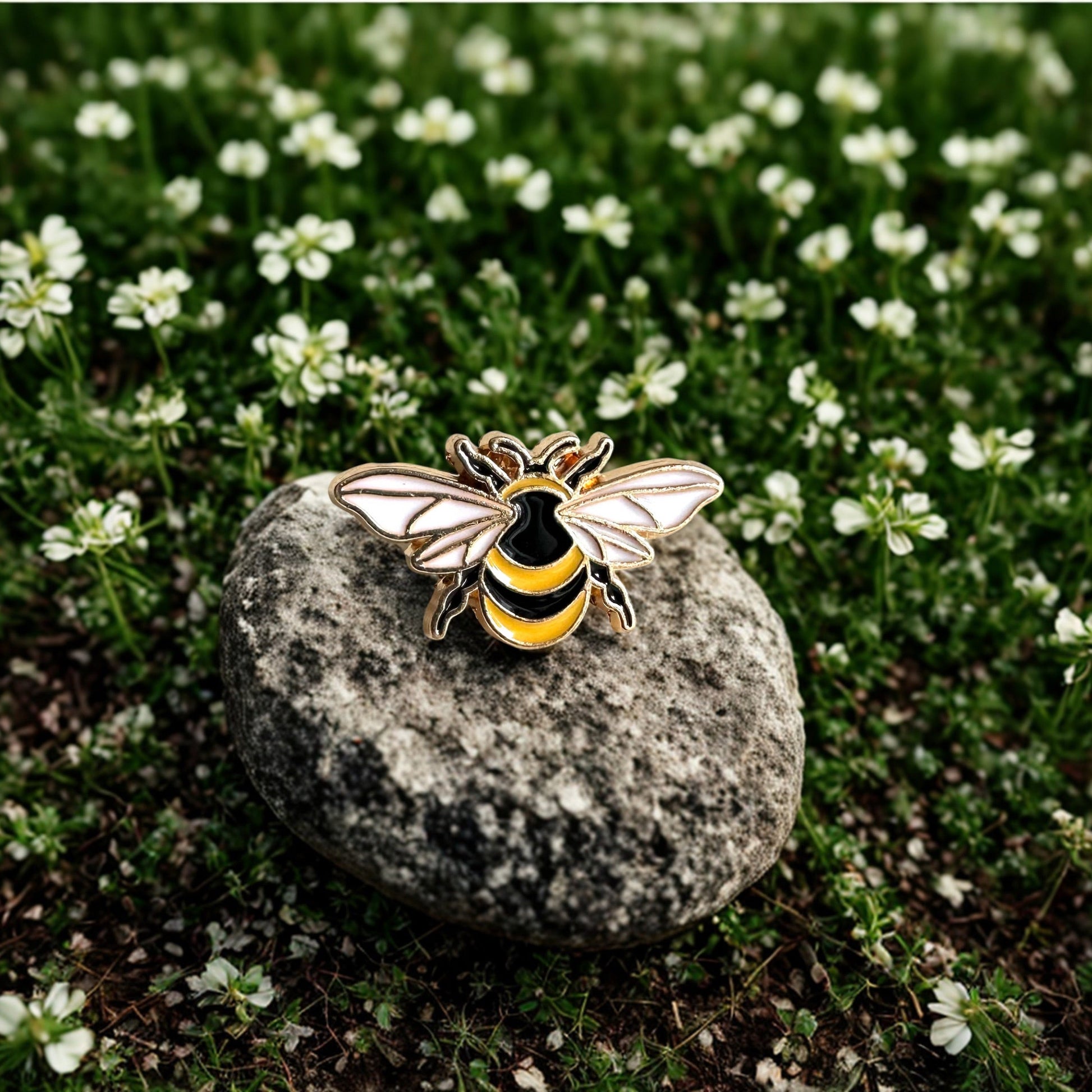 Bumblebee Enamel Pin - Merry May